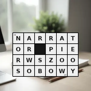 Hasło krzyżówkowe narrator biorący udział w zdarzeniach wypowiadający się w pierwszej osobie i posiadający ograniczoną wiedzę - narrator pierwszoosobowy – rozwiązanie, synonimy, podpowiedzi i definicje krzyżówkowe